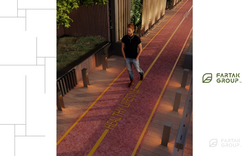 طراحی و اجرای روف گاردن مجتمع مسکونی هتل برج باران 3