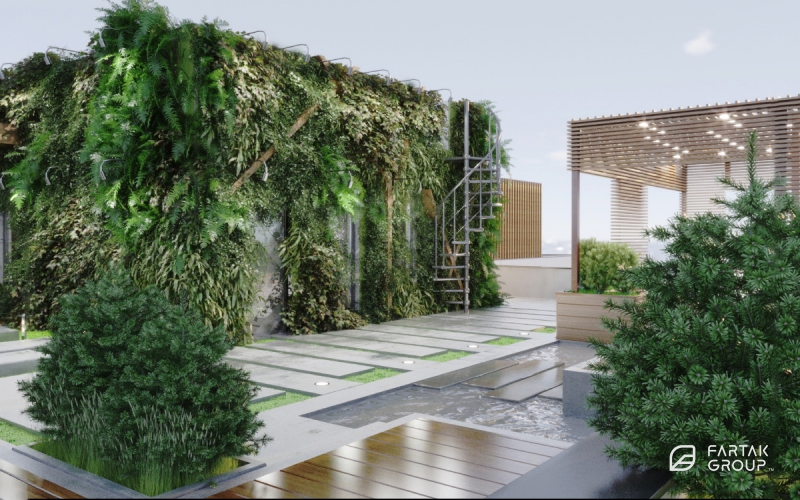 Ramsar Villa Roof Garden