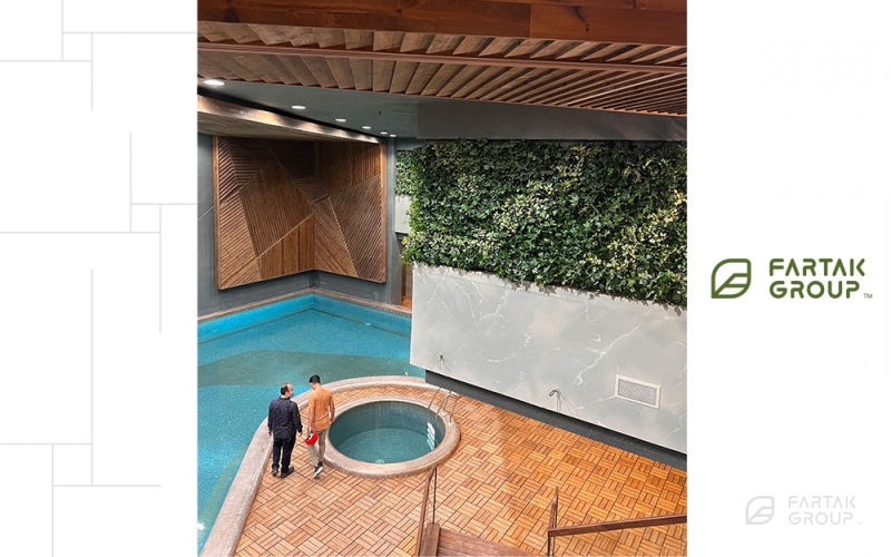 Baran 3 - Pool Green Wall