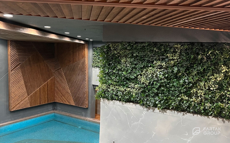 Baran 3 - Pool Green Wall