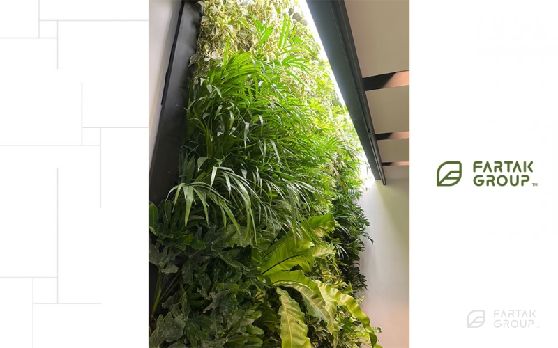 Pishtazan Asre Dadeha Office Green Wall