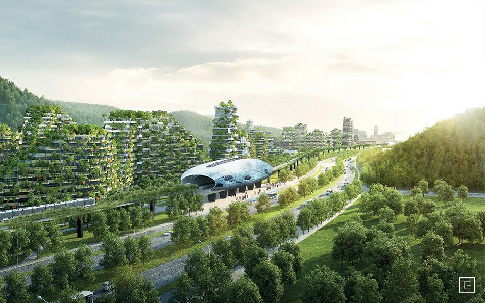 Liuzhou forest city concept by Stefano Boeri