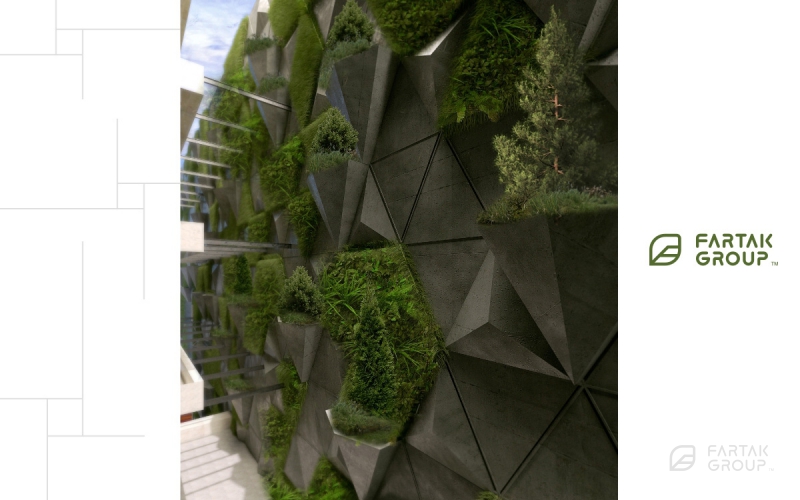 Baran 3 Residential Complex Area Green Wall