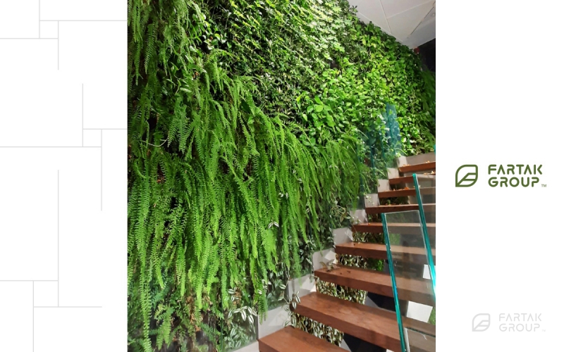Safiran Gasht Travel Agency  Green Wall