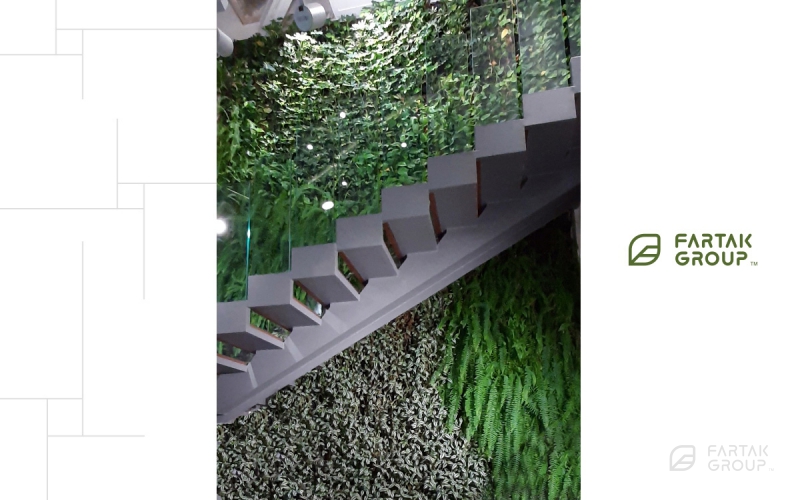 Safiran Gasht Travel Agency  Green Wall