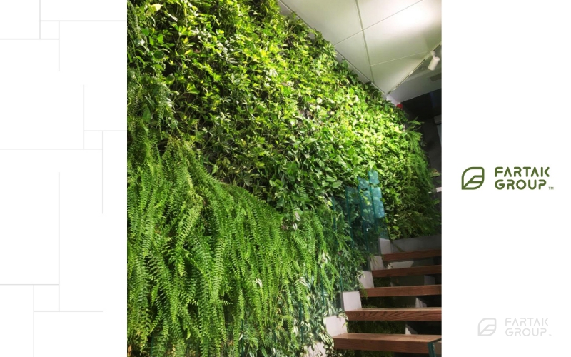 Safiran Gasht Travel Agency  Green Wall