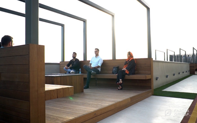 طراحی و اجرای روف گاردن پروژه مسکونی میکا پانامرا