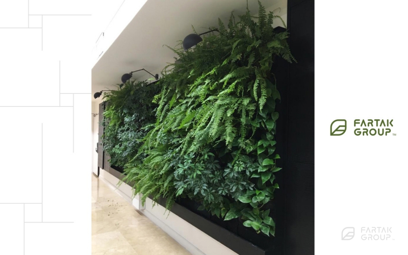 Tasvieh Gostar Office Green Wall