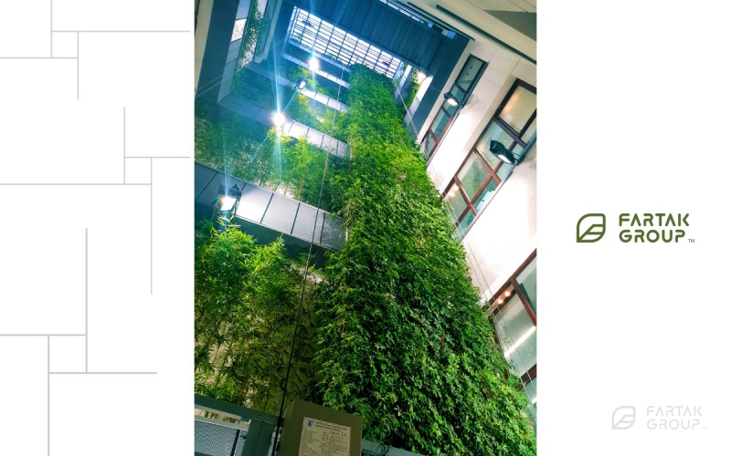 Asan Pardakht Office Green Wall