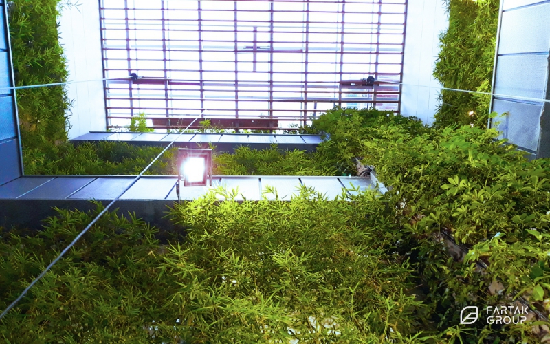 Asan Pardakht Office Green Wall