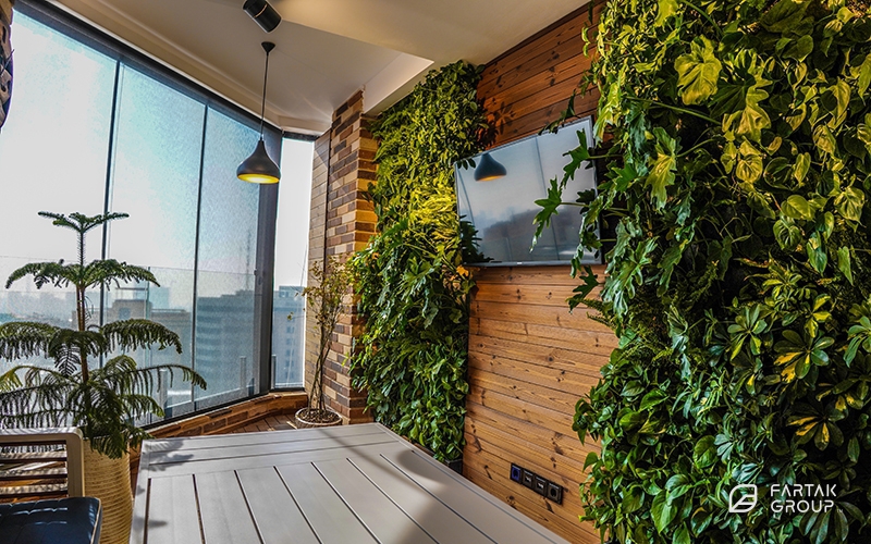 Novin Electrod Ardakan Green Wall and Terrarium