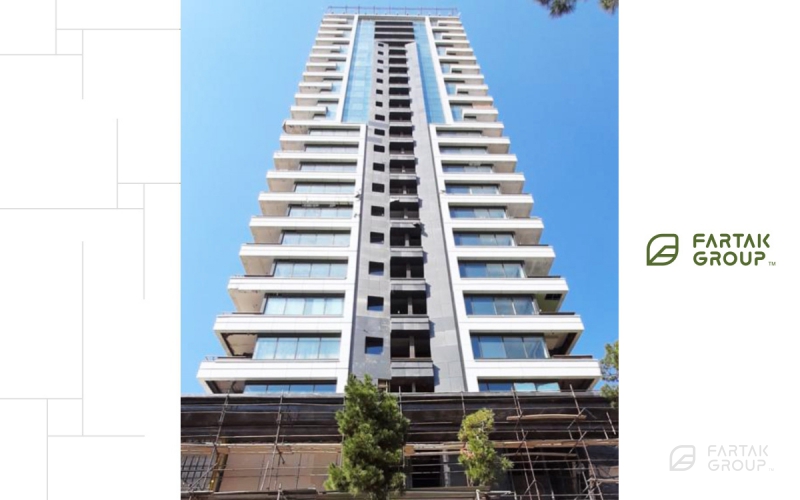 Baran 3 Residential Complex Lobby Green Wall